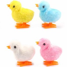 강아지움직이는장난감 PET 병아리 태엽 장난감, 태엽병아리-색상랜덤