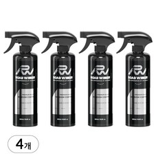 로드위너 차량용 유리창 발수코팅제, 500ml, 4개