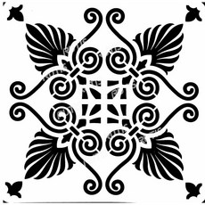 ST-DOT-0084型染版(Stencil) 蝶古巴特DIY 簍空模板 塗鴉模版 繪畫模版, 1個, DOT-0084