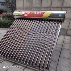 태양광 온수기 관 스테인리스 옥상 농촌 난방 집열기, 36개 본체+6개 예비 포함, 기본 색상