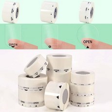 업소용 포장스티커 투명롤1000p 봉제 가게 배달 OPEN ret+48036FC, 45x30mm 사각 OPEN, 1개, 1개입