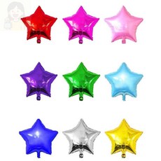 너블룸 별 풍선 35cm 10색 풍선데코, 골드