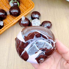 kururu 왁뿌볼 스트레스볼 말랑이 수제슬라임, 투명 보호 케이스 포함, 1개, 스트로베리