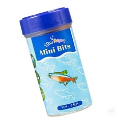 AM 미니비트 치어용 소형어 사료 100g 물고기먹이 어항 수족관 관상어사료 열대어, 1