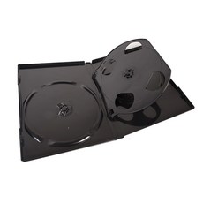 EXCH 四片DVD精裝優質軟盒/黑色 100入 DVD-04-100, 1個