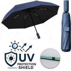 뉴하 UV 자외선차단 고급 휴대용 접이식 원터치 3단 자동 우산
