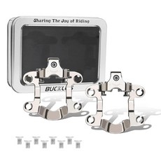 버클로스 룩 델타 SPD 스핀 바이크 자전거 클립 페달 펠로톤 및 핏 알루미늄 로드 바이크/실내 실외 자전거 9/16인치 교체 와 호환됩니다, SPD Adapter, 1개