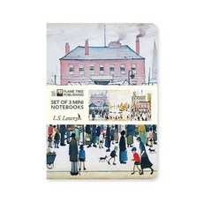 L.S. Lowry Set of 3 Mini Notebooks, L.S. Lowry Set of 3 Mini Not.., Flame Tree Studio(저), Flame Tree