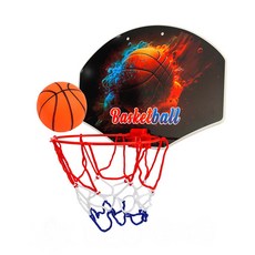 兒童室內投籃遊戲組，附球和打氣筒，室內籃球框，小籃板, 1個