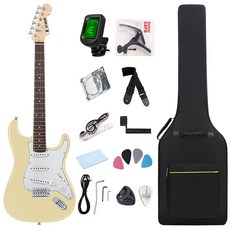 케이투엠 입문용 일렉 기타, 옐로우, 1개