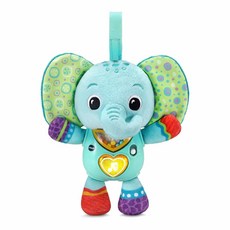 Vtech 寶寶安撫音樂大象玩偶，柔軟舒適，色彩鮮豔，附懸掛設計, Multicolor, 1個