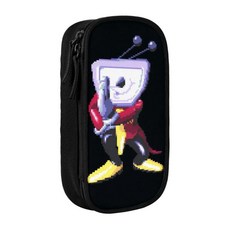 게임 케이스 큰 상자 더블 레이어 빈티지 학교 디자인 편지지, 1개, 16. 2