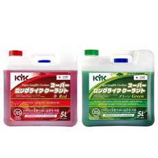 KYK 長效型水箱精5L(紅/綠) LLC52%免稀釋 消泡散熱 防鏽抗凍, 1個, LLC52% 紅
