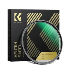 K&F Concept Nano-X 시리즈 블랙 미스트 1/4 1/8 필터 확산 37/40.5/43/46/49/52/55/58/62/67/72/77/82mm, 02 Black Mist 1-8, 01 95mm