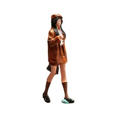 재미있는 코티 카피바라 테이블 라이트 소프트 조명 조광 가능한 다색 LED 야간 램프 만화 피규어 침실 장식, 그림과 같이, 사이즈 이미지 참고, 1개, 그림과 같이