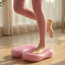 붓기 싹! 1평공간 실내 무소음 에어 밸런스 스탭퍼 - 천국의 계단 오르기 유산소 홈트 다이어트, 스칼렛 바이올렛