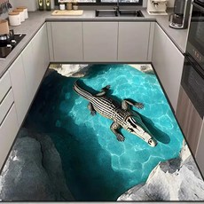 거실 식당 사무실 침실 카펫 악어 무늬 바닥 매트 야외 가을 홈 데코레이션