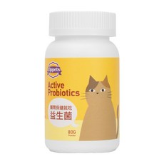 Zippets 吉沛思 貓咪支氣管保健粉 80g, 1個, 益生菌 腸胃顆粒80g