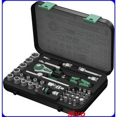 WERA 德國 8100SA2 Zyklop 1/4吋獨眼怪套筒扳手組 (42件公制), 1個