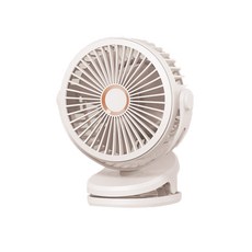 【Jopet】*台灣現貨* 風扇 夾扇 推車風扇 隨身風扇 USB充電式 電池10000mAh 大容量, 珍珠白, 1個