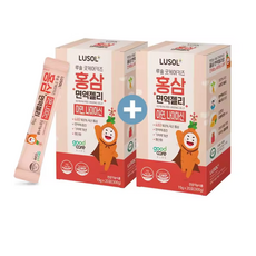 루솔 굿케어키즈 홍삼 면역젤리 20p, 2개, 300g