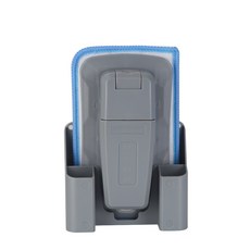 憶香許快樂購 藍色 磁性 噴水 黑板擦 白板擦 無塵 水溶性粉筆 可拆卸 替換布 清洗 老師 學校用, 【灰色】噴水板擦（含磁力底座）