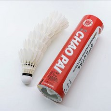 羽毛球 台灣出貨 紅超羽毛球特選鵝毛片飛行穩定專業比賽級用球, 1個, 77速紅超 1筒（壹筒6個裝）