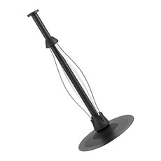 스테인리스 스틸 종이 타월 홀더 냅킨 스탠드로 주방에서 사용하기 편리합니다, 검은, 흑색의