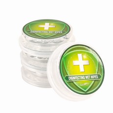 【超繪玩】 按壓式消毒濕巾 便攜式獨立包裝, 1個, 50粒裝