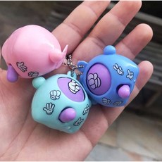 가위바위보 게임 복불복 묵찌빠 키링 어린이 랜덤게임, 1개