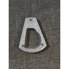 바인딩 스트랩 M 조절 벨트 버클 교체 백보드 조절기, 1개, 투명