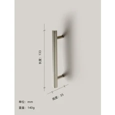 구-키 유럽산 황동 가구 손잡이 티타늄 실버 바 독특한 디자인 서랍 둥근 볼 드레서, 02 1 PC, 02 TNL4001.TS-96MM