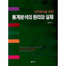 비전공자를 위한 통계분석의 원리와 실제, 문수백, 학지사