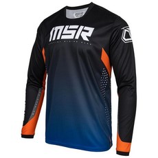 MSR Axxis Range 더트 바이크 모토크로스 저지 XL 오렌지 238415, S, 프로토 블루/오렌지