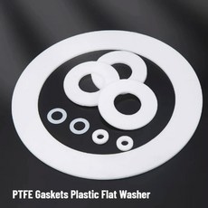 플랫 개스킷 플라스틱 실링 고온 내성 두께 1MM 2MM 100 200, M10x18x m 100Pcs, ID x OD x thi ness