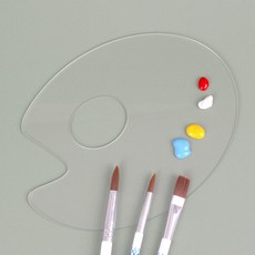 투명 물감 조색 믹싱 팔레트 아크릴 판
