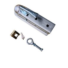 볼커버 견인볼 자동차 히치볼 커플러잠금 아연도금 나사, 1개, 아연도금 금색잠금 1개+링