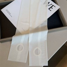 防曬冰袖 輕薄無感 涼感冰絲袖套 護手臂開車遮陽, 無痕小冰皮【白色】, 1個