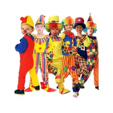 萬聖節兒童小醜服裝，六一兒童節舞台表演服，化妝舞會馬戲團小丑衣服，臺灣熱銷