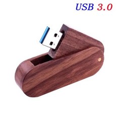 JASTER USB 3.0 목재 휴대용 USB 플래시 드라이브 메모리 스틱 결혼 선물 무료 커스텀 로고 4GB 16G 32GB 64GB 1 개, Walnut wood No box, 1개