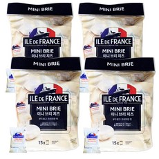 코스트코 미니 브리 치즈 375g (25g x 15개입) ILE DE FRANCE [개별포장][보냉발송], 25g, 60개