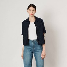 BCBG 트위드 카라 자켓 B4M4J121 1026168