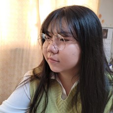 동글이 철테 안경 로즈골드