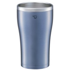 ZOJIRUSHI 象印 450ml SX-DN45-AC 商人 馬霍賓 不鏽鋼 隨行杯 馬克杯 雙層真空 保溫保冷, 1個, 透明藍, 0.45L