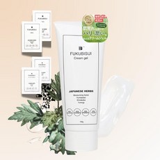 공식 부적 스킨케어 FUKUBISUI 크림 150g 보습 크림 샘플 4개 부착 화장수+클렌징 기름 각 2개 확실히 메이크업 깊은 클렌징 어쩔 수 없다. 거칠다 에 무향료 무착색, 1개, 1g