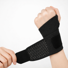 단단 듀얼 손목보호대 블랙, 2개