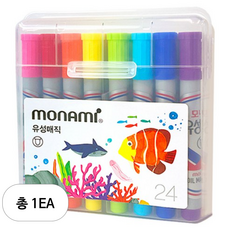모나미 유성 매직세트, 혼합색상, 1개