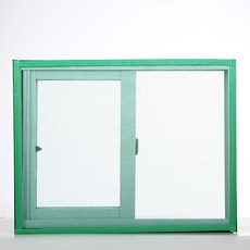 창문 주름 방충망 모기장 메시 접착, 맞춤형 더블 실 그린메시그린엣지, 1개