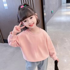 賣場優選新款可愛童裝女童長袖2025冬季新款女童中小童衛衣兒童秋季刷毛加厚上衣打底設計感小衆