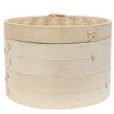 쿠킹플러스 대나무 찜기 2단, 30cm, 1개